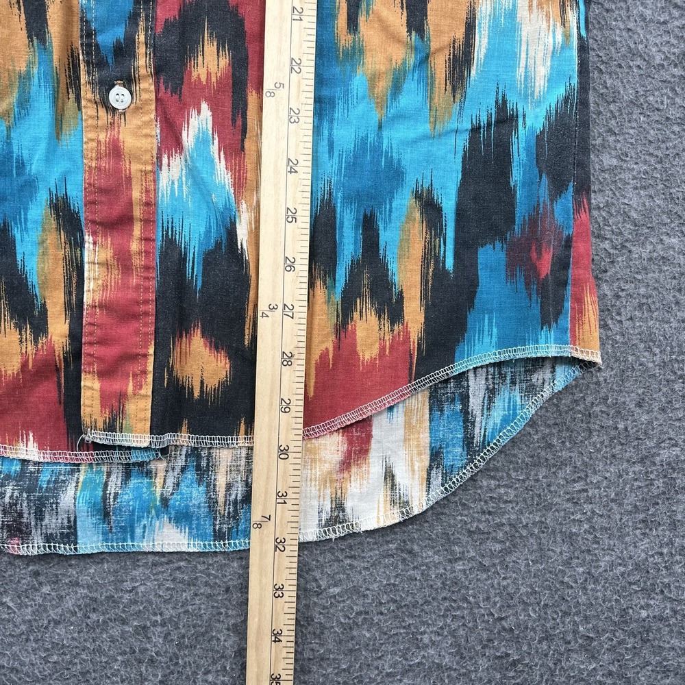 Wrangler Brushpopper Shirt Mens 16-33 Made in USA Western Tribal Native LS *FLAW - Picture 5 of 12